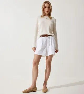 Mercerized Long Sleeves Sweater