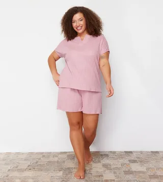 Solid Shorty Pyjama Set