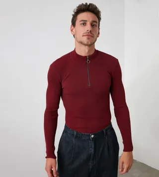 Ribbed Long Sleeves Sweater