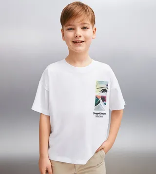 DARROW Printed Crew Neck T-Shirt