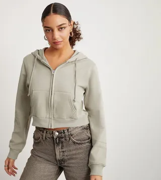 DELIA Hooded Cropped Jacket