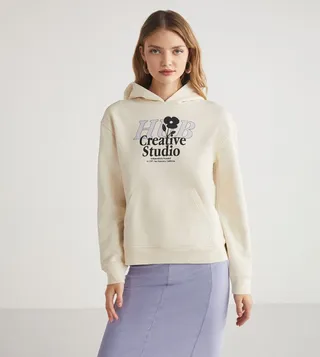 LETICIA Printed Long Sleeves Hoodie
