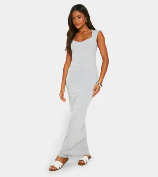 Super Soft Sweetheart Neck Maxi Dress