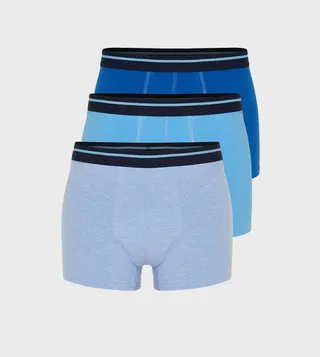 Pack of 3 Solid Boxer Briefs