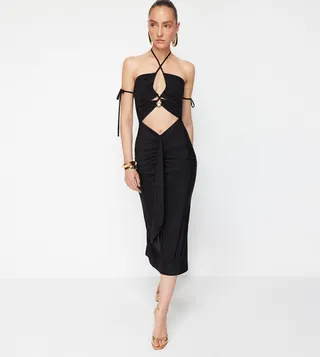 Accessory Detail Mini Dress
