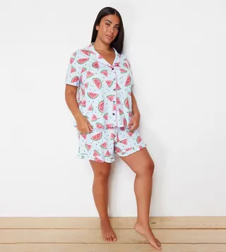 Printed Shorty Pyjama Set