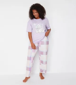 Printed Knitted Pyjama Set