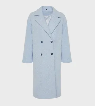 Double Breasted Lapel Collar Overcoat