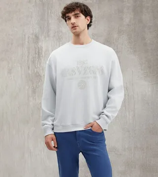 JOCHEN Printed Oversized Sweatshirt