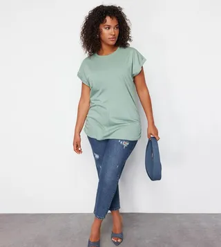 Solid Sustainable Knitted Top