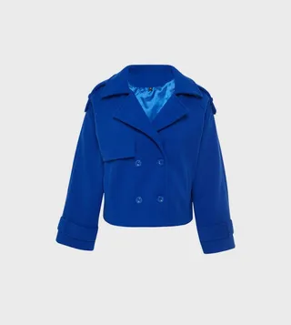 Double Breasted Lapel Collar Coat