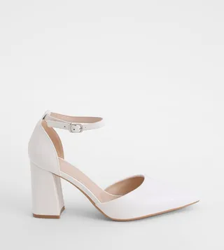Low Block Heel Slingback Pumps