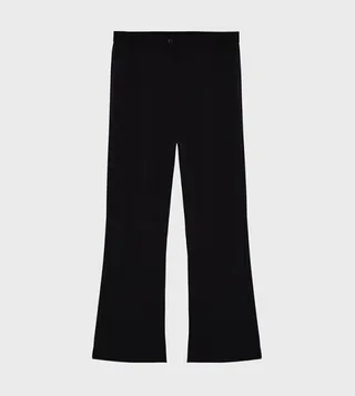 Plus Woven Flared Trousers