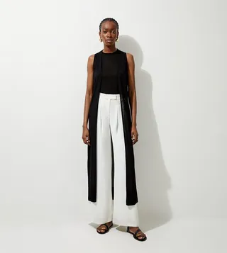Solid Sleeveless Shrug