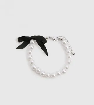 Beaded Bow Detail Bracelet