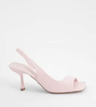 Open Toe Slingback Heel Sandals