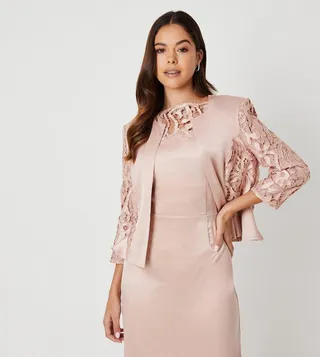 Satin and Lace Jacket