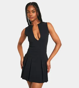 Tall Bengaline Pleated Playsuit