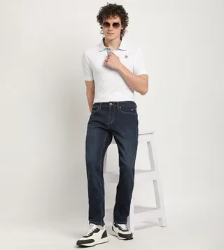 Mid-Rise Slim Fit Jeans