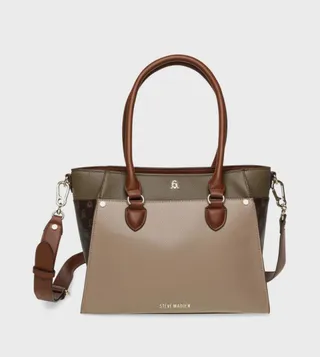 BMARIOS Logo Detail Satchel Bag