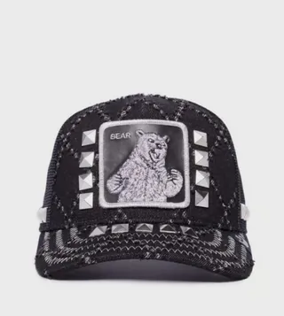 Bear Metal Trucker Cap