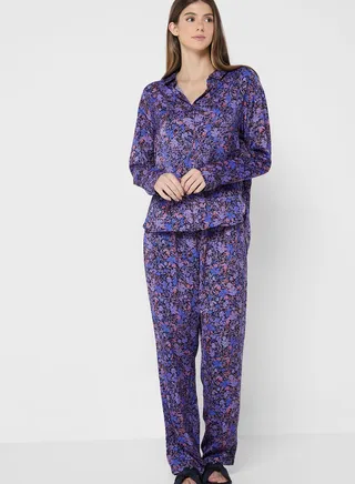 Printed Shirts & Pyjama Set
