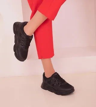 Round Toe Chunky Sneakers