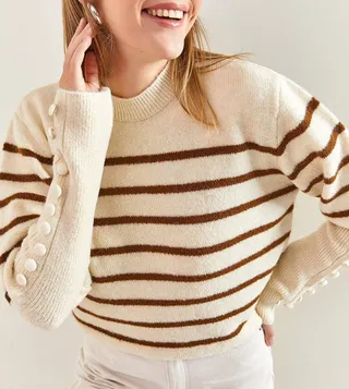 Striped Long Sleeves Sweater