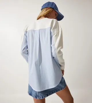 Color Block Long Sleeves Sweatshirt