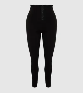 Curve Interlock Knitted High-Rise Leggings