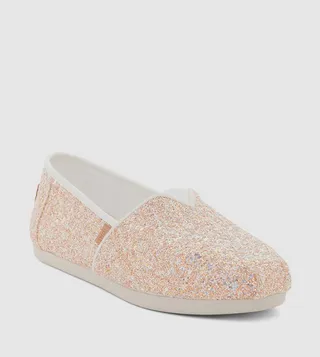 ALPARGATA Glitter Slip-On Shoes