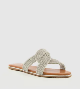 NADJA Embellished Flat Sandals