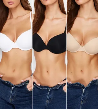 3-Pack Cupped Bras
