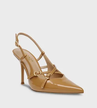 INSPO Pointed Toe Slingback Pumps