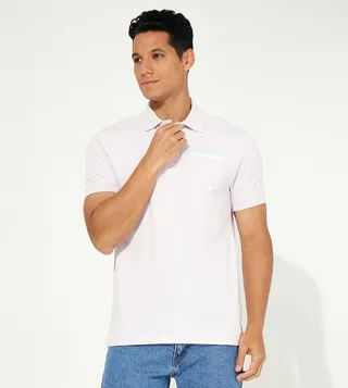 Aero Guys Solid Color Polo T-Shirt