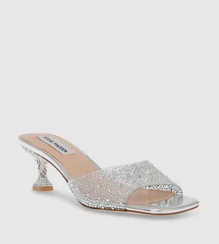ASHA Embellished Kitten Heel Sandals