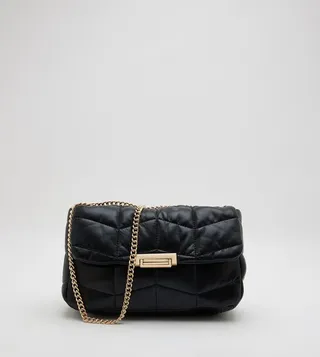 IBENANI Quilted Chain Handle Crossbody