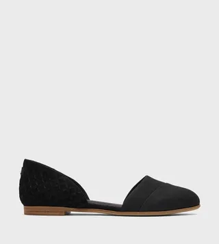 JUTTI DORSAY Embroidered D'Orsay Flats