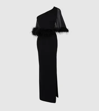 One Shoulder Bodycon Maxi Dress