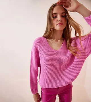 Ribbed Long Sleeves Jumper