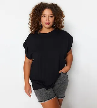 Relaxed Fit Crew Neck T-Shirt