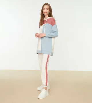 Color Block Regular Fit Co-Ord Set