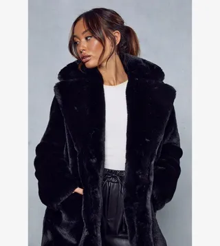 Oversized Faux Fur Coat