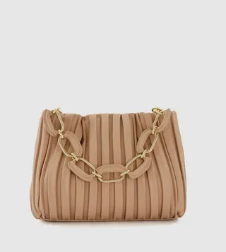 DOMINIE Pleated Slouchy Bag
