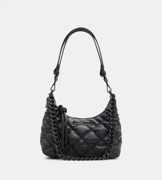 MILYA Quilted Chain Detail Shoulder Bag