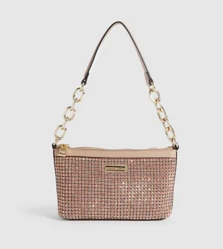 CAVELL Embellished Shoulder Bag