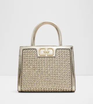 SERAPHINE Embellished Convertible Crossbody Satchel Bag