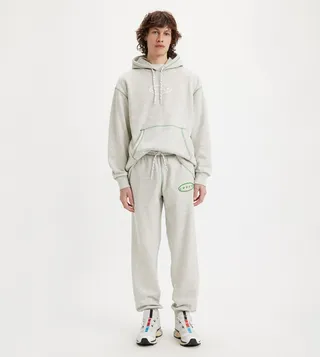 Logo Detail Drawstring Waist Joggers