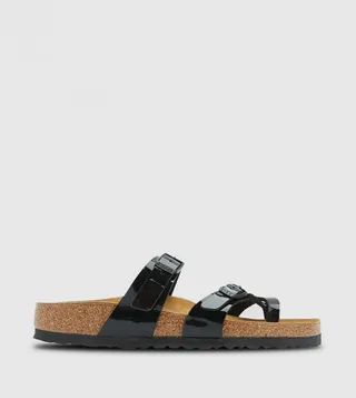 Buckle Detailed Dual Strap Sandals
