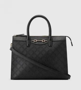 ELLENA CARRYALL Emboss Detail Satchel Bag